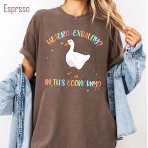 Heterosexuality In This Economy Shirt, Pride Shirt, LGBTQ Shirt, Lesbian Shirt, Pride Peace Shirt, Gay Shirt, Proud Mom Shirt, Pride Gift