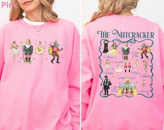 Nutcracker Sweatshirt, Christmas Nutcracker Crewneck, Christmas Hoodie, Nutcracker Ballet Sweater, Christmas Party Sweatshirt, Xmas Gift