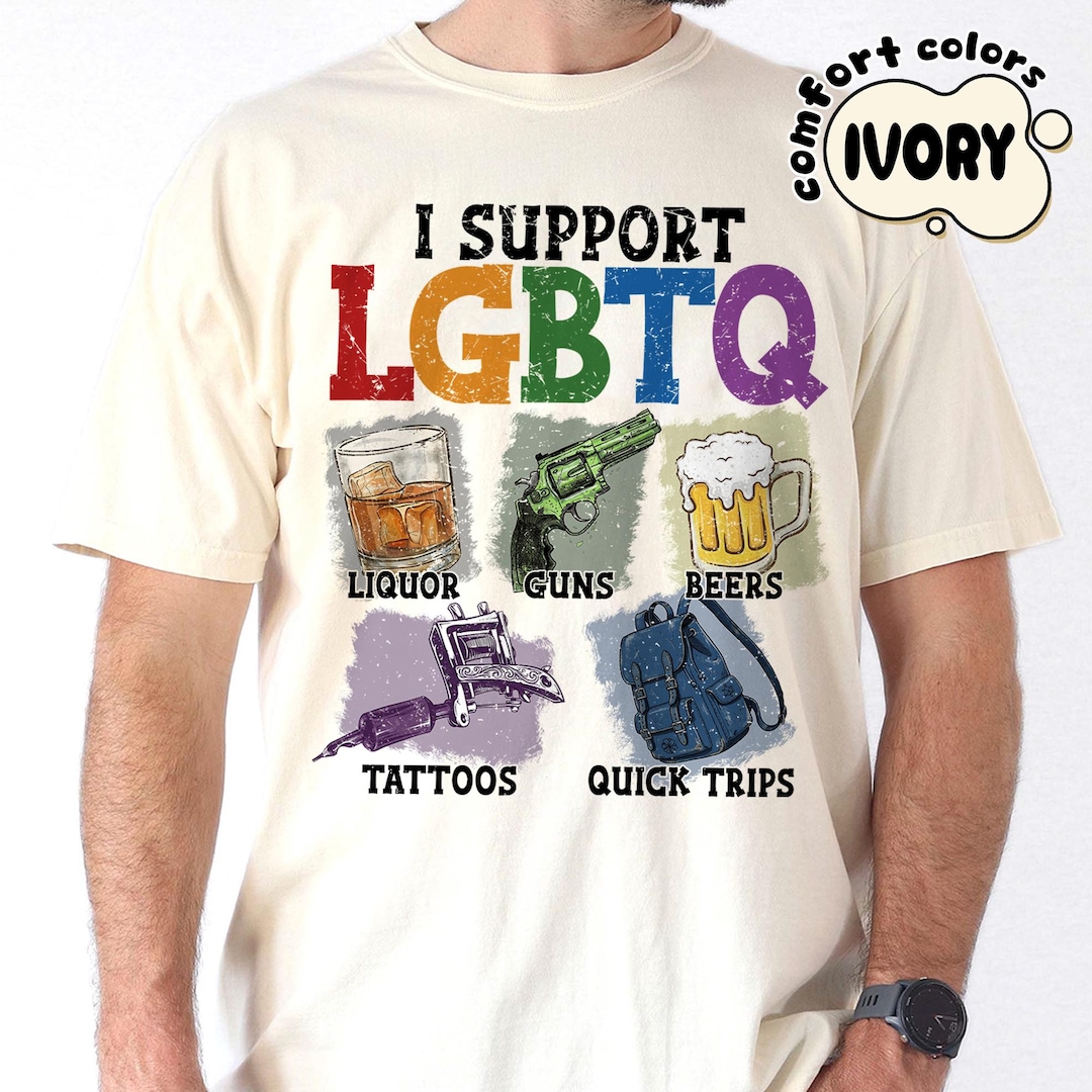 I Support Lgbtq Shirt, Pride Month T-shirt, Lgbtq Support Sweatshirt ...