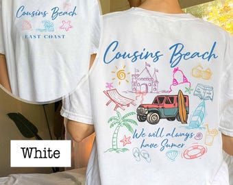 Cousins Beach T-Shirt Tsitp, the Summer I Turned Shirt, Team Conrad Team Belly Team Jeremiah, East Coast Beach Shirt Summer Shirt