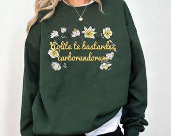 Subtle Feminist T-shirt, Nolite Te Bastardes Carborundorum, Don't Let The Bastards Grind You Down,Womens Rights Equality Tee