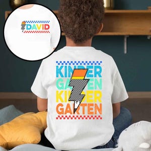 Custom Back To School Shirt for Boys, First Day Of School Outfit, Toddler School Tee, Elementary School Shirt, Kindergarten Dude, School Boy