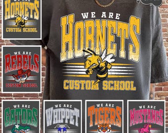 School Mascot Shirts, Basketball Mascot Shirt, Custom Team Shirts, Basketball Senior, Game Day Shirt, Custom Mascot Shirt,