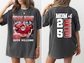 Custom Senior Football Mom Shirt, Football Mom Bootleg Shirt, Custom Football Player Photo Tshirt, Football Mama Gifts, College Football Tee
