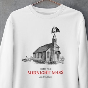 Midnight Mass Unisex Sweatshirt Vampire Angel Demon Devil Halloween Mike Flanagan