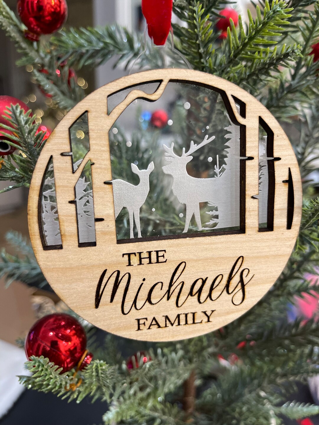 Personalized Holiday Ornament custom Ornament holiday Gift Etsy