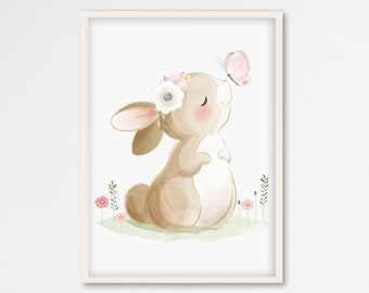 Illustration Lapin Etsy France