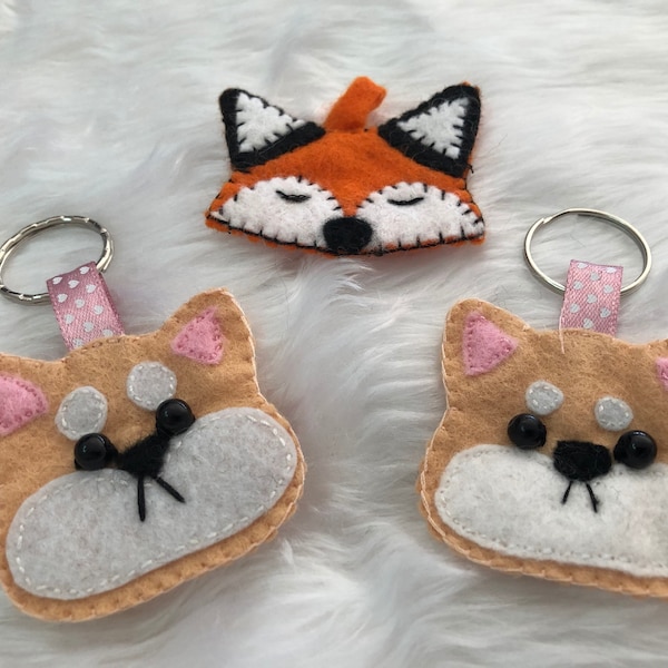 Felt Keychain Etsy