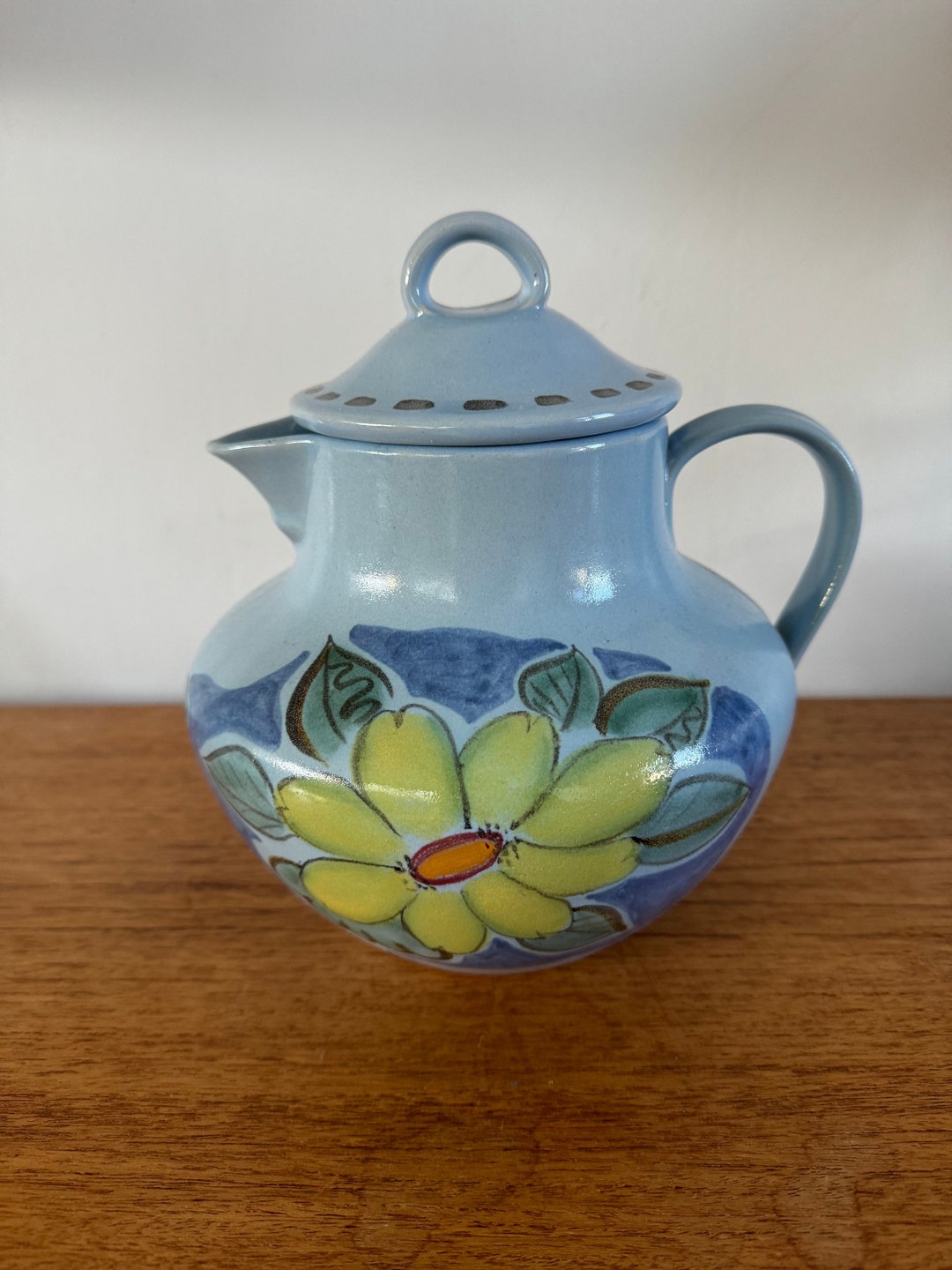 Vintage Large Teapot 'edinburgh' by Buchan Pottery Scottish Pottery