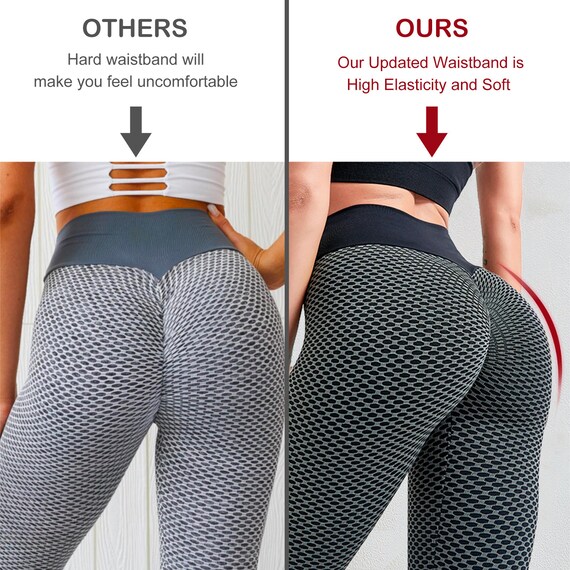 TIK Tok Leggings Women Workout Tights Plus Size Sports High Waist