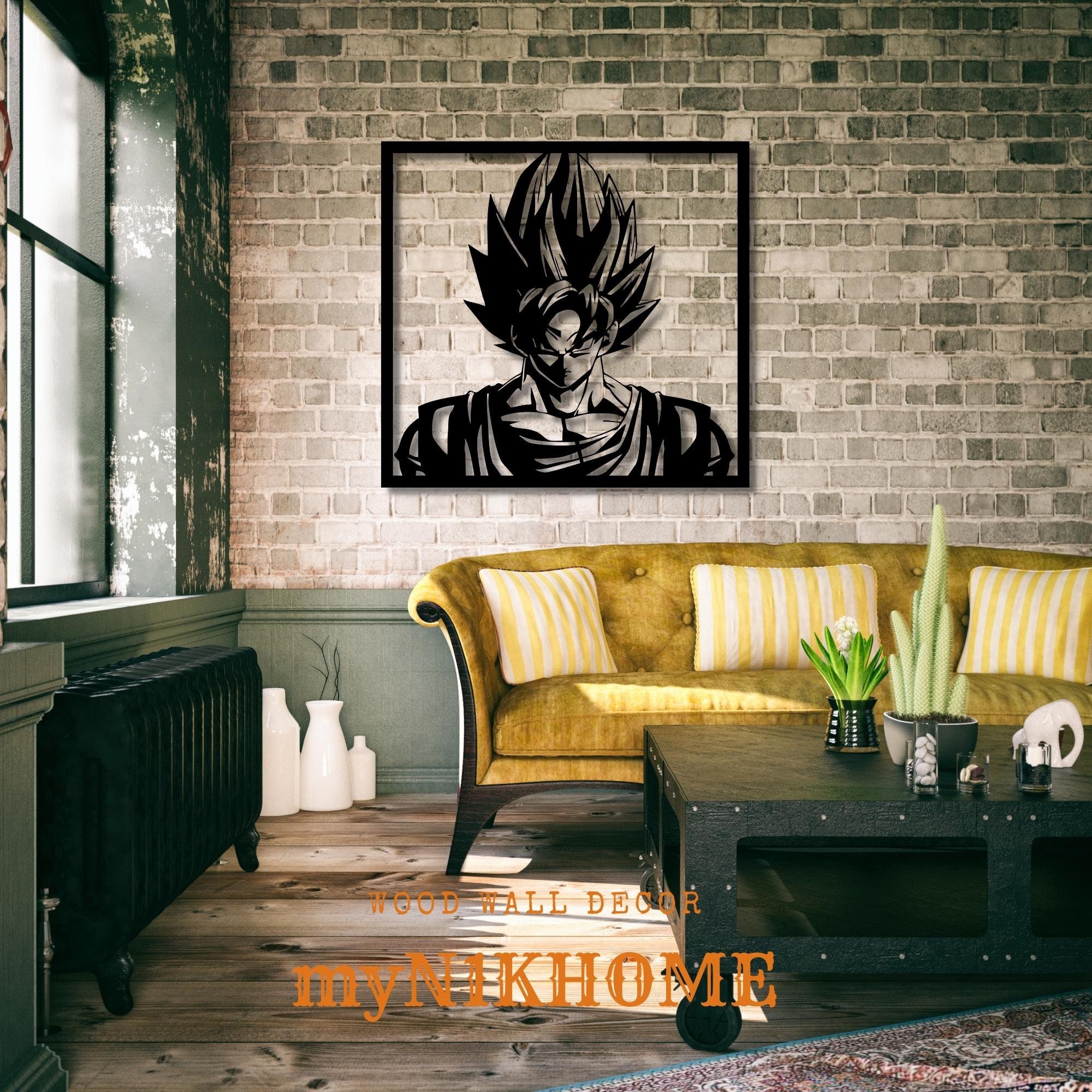 Wall Mural Goku and Vegeta, Dragon Ball Z Photo Wallpaper Children's, Kids  Room