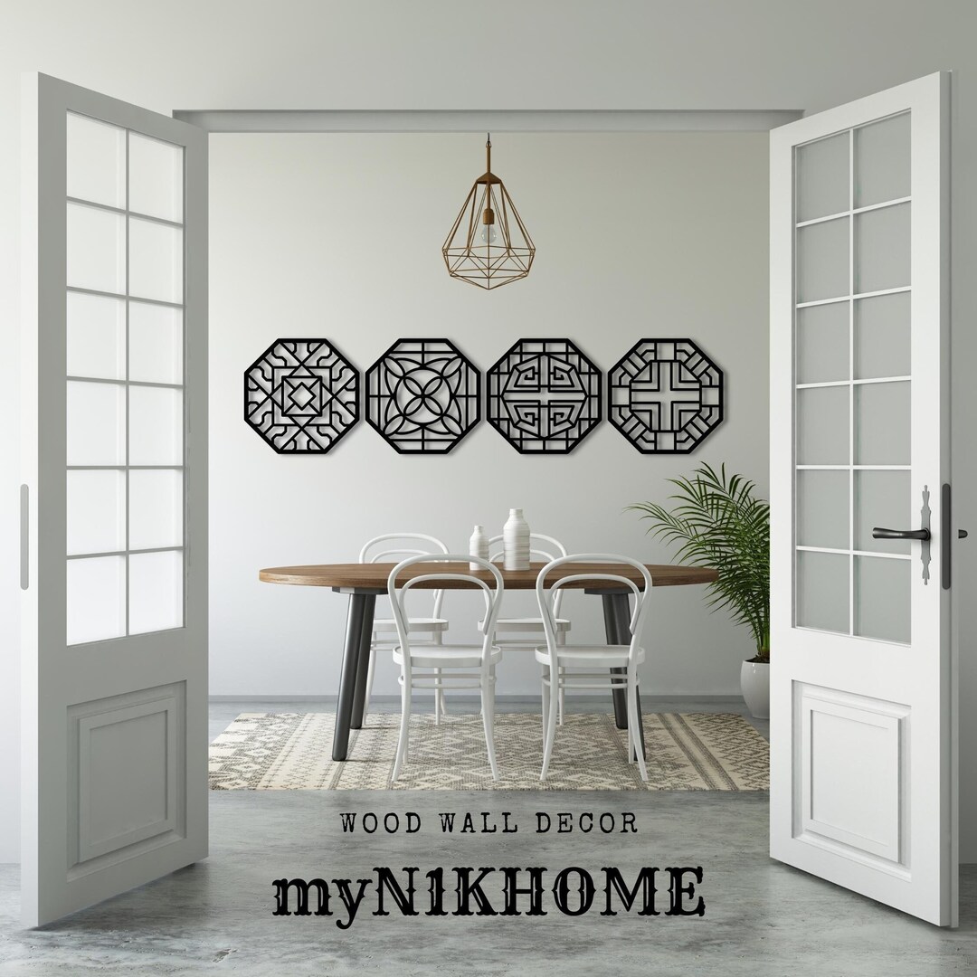 Korean Pattern Wall Decor, Traditional Korean Symbols, Korea Wood Wall ...
