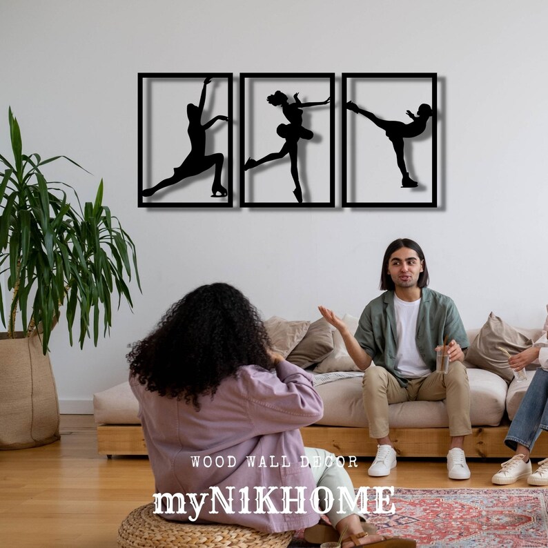 Women Dancing Wall Art Dancing Girls Wall Decor Dance Studio Etsy