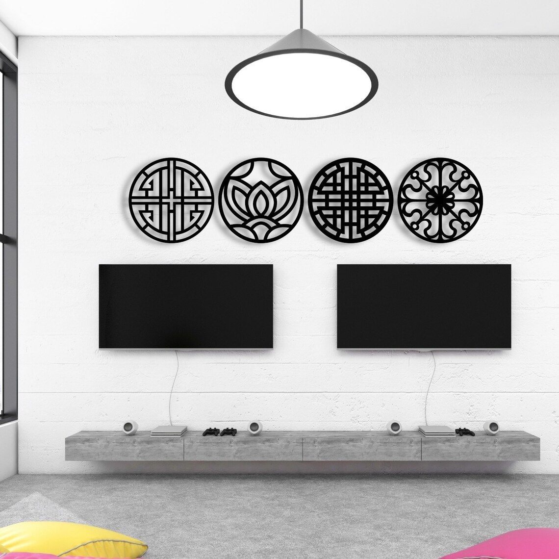 Korean Pattern Wall Decor Korean Traditional Wall Art - Etsy