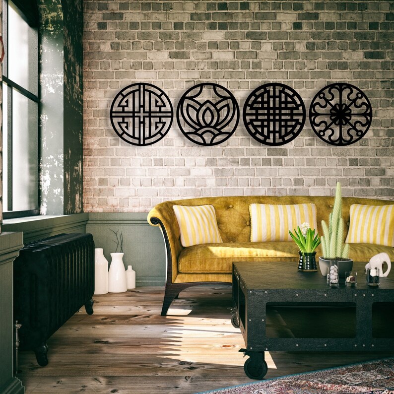 Korean Pattern Wall Decor Korean Traditional Wall Art - Etsy