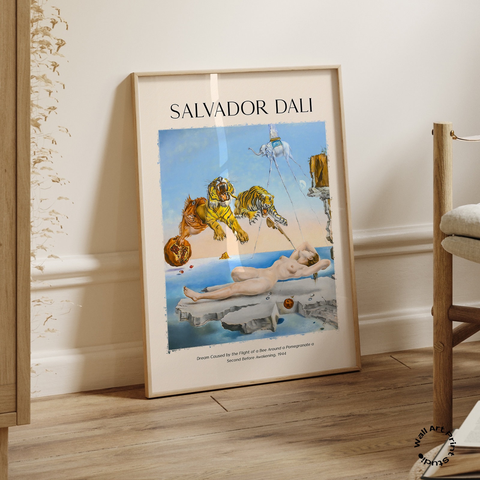 Salvador Dali Dream Caused by the Flight of a Bee Around a Etsy