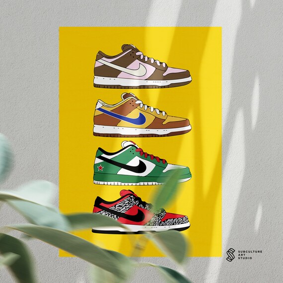 Nike Printable Dunk Poster Digital Art Fashion Illustration Etsy Nike Printable Dunk Poster Digital Art Fashion Illustration Etsy
