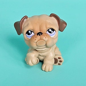 LPS 1342 Bulldog Authentic Littlest Pet Shop Etsy