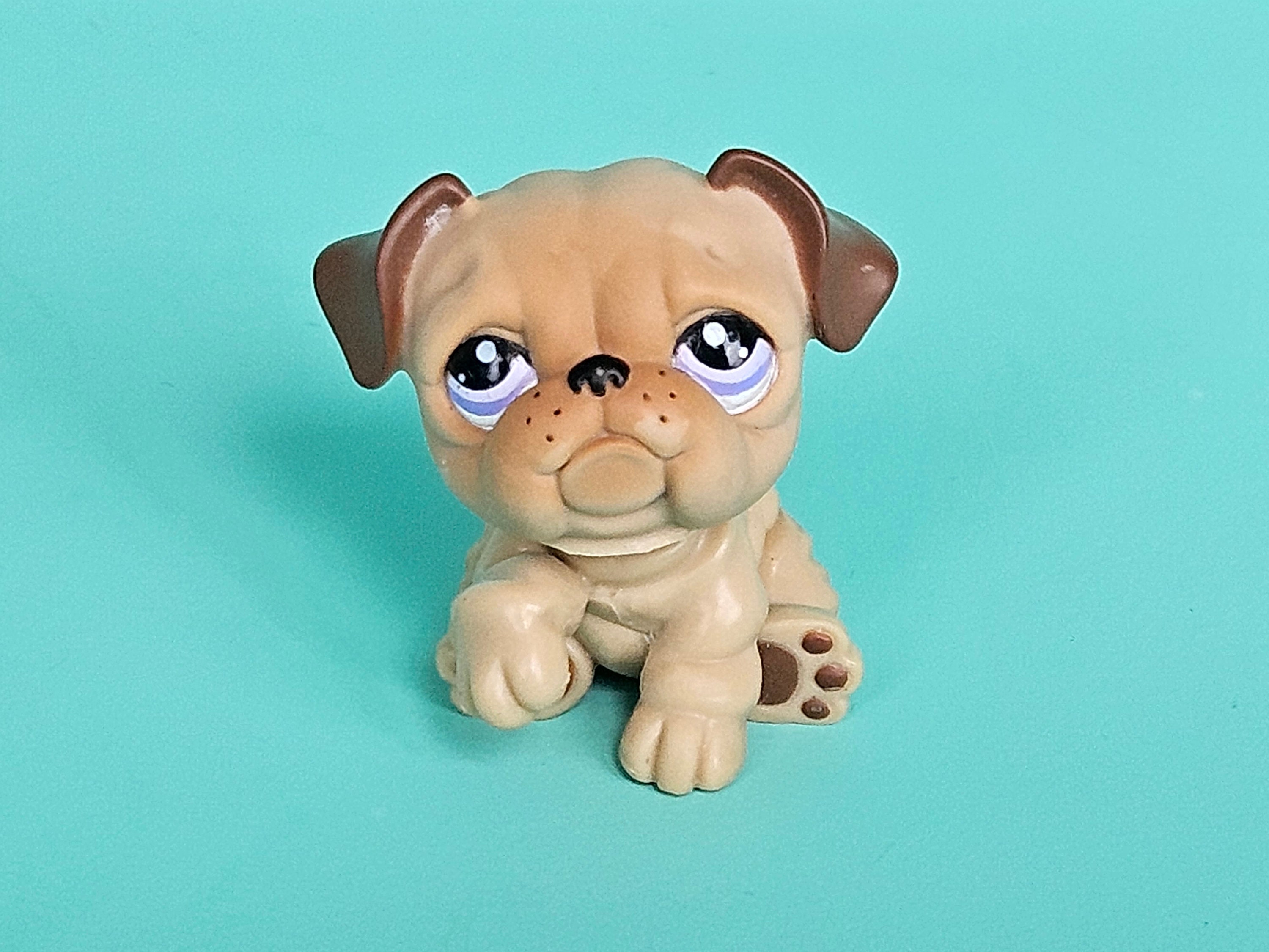 LPS 1342 Bulldog Authentic Littlest Pet Shop Etsy UK