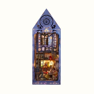 Coin de Livre DIY Enchanteur "Société de Recherche Magique" – Miniature en Bois