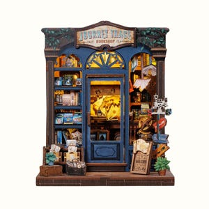 Kit de Librería Miniatura Journey Trace DIY en Rincón de Libro
