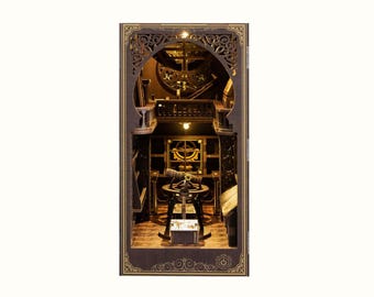 Astronomical Museum DIY Book Nook Kit: Wooden Miniature Diorama