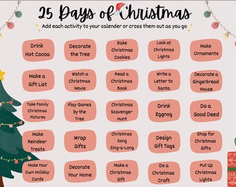 25 Weihnachtsaktivitäten für die Familie