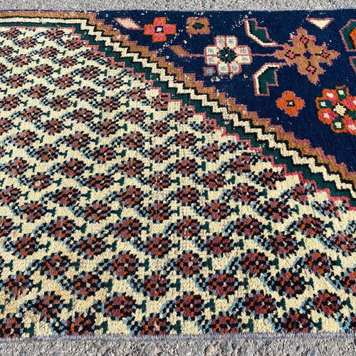 Small Rug, shops Bath Mat, Organic Rug, Accent Rug, Narrow Runner Rug, 23x37 inches Blue Rug, Little Rug, Office Bathroom Bedroom Rug, W109