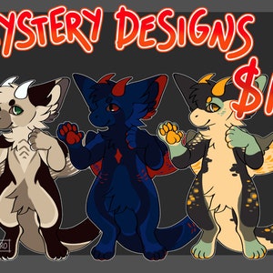 Mystery dragon designs - Furry Adoptable Fullbody Fursona Adopts Anthro