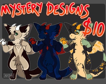 Mystery dragon designs - Furry Adoptable Fullbody Fursona Adopts Anthro