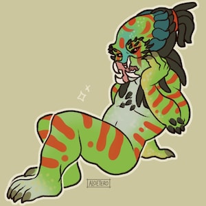 Commissioni Furry a Corpo Intero - Commissione artistica Fursona Rettile Drago Antropomorfo Fantasy Anime Vtuber RPG immagine 7