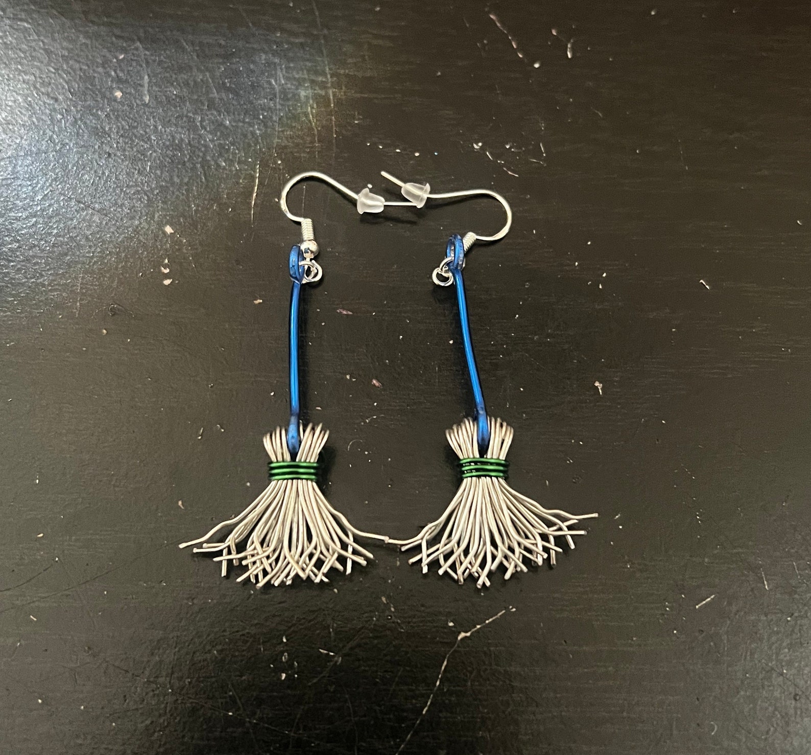 Handmade Broomstick Earringscustom Besom Earringsbroom Etsy