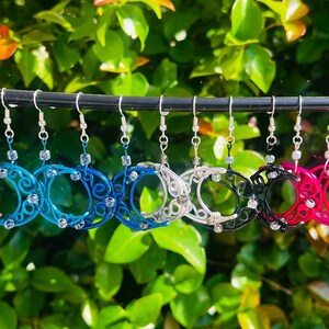Custom Handmade Crescent Moon Earrings-Crescent Moon Jewerly-Crescent Earrings-Custom Moon Earrings-Wire Wrapped Crescent Moon Earrings