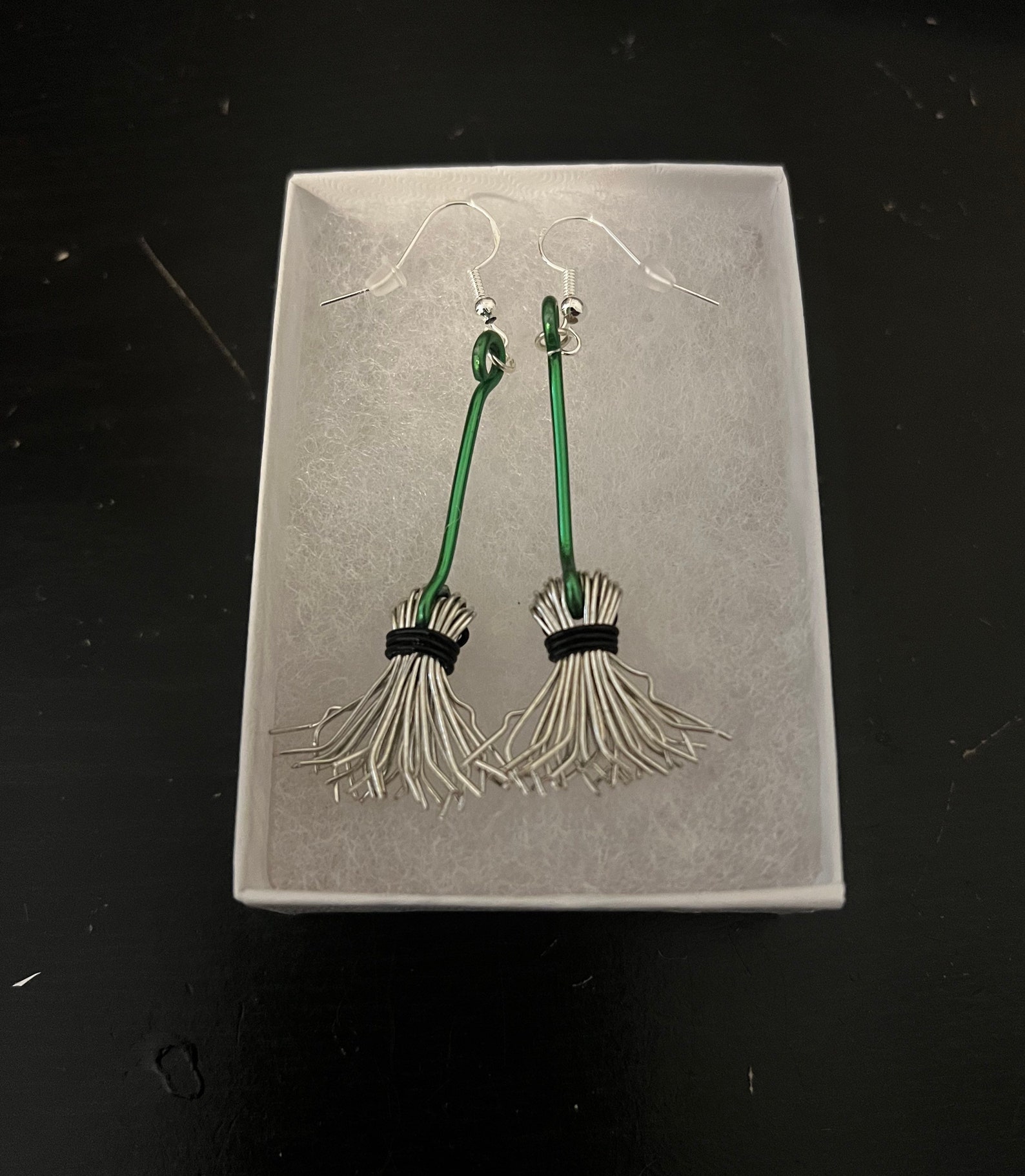 Handmade Broomstick Earringscustom Besom Earringsbroom Etsy