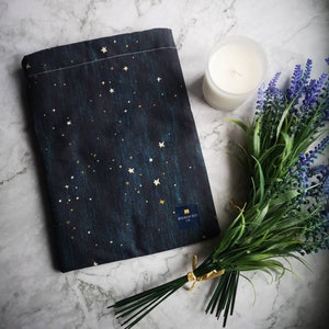 Acotar inspired star night court, Book Sleeve, kindle Pouch, Book Cosy, Book Protector, Padded Pouch Bookish Reading Gift, kindle sleeve