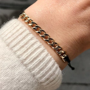 14K Real Gold Cuban Link Bracelet - 5mm Minimalist Gourmet Chain