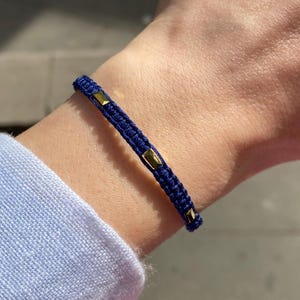 14K Solid Gold Beaded Bracelet - Unique Design Men&#39;s Jewelry