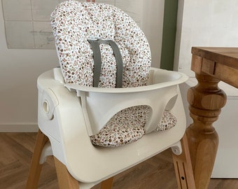 Stokke Steps baby cushion set - regular cotton or coated/removable - sweet flower