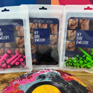Ear Stretching Kit, Stretching Kit, Lobe, Black Ear piercing kit, Septum stretcher, Ear Gauges 14G, 12G, 10G, 8G, 6G, 4G, 2G, 0G, 00G, DrawG