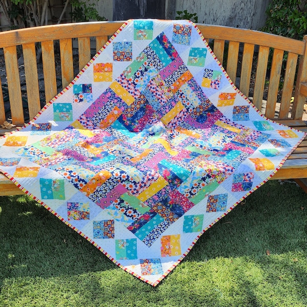 Rail Fence Quilt - Etsy