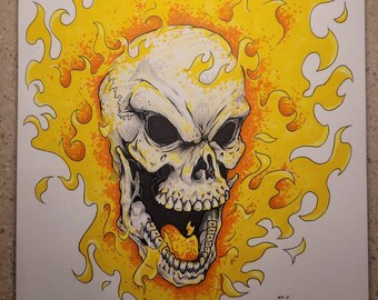 Ghost Rider Lego Etsy
