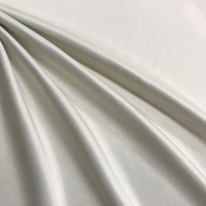 Blackout Fabric, Acoustic Drapery Fabric by the yard, 300 cm (118in) White / Gray Baumann SWITZERLAND