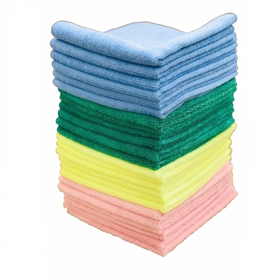 Absorbent Cloth 24 Pack Cleaning Towel, Soft Microfiber Washing Cloths for  Home Cleaning 14 X 14 in 35x35cm 