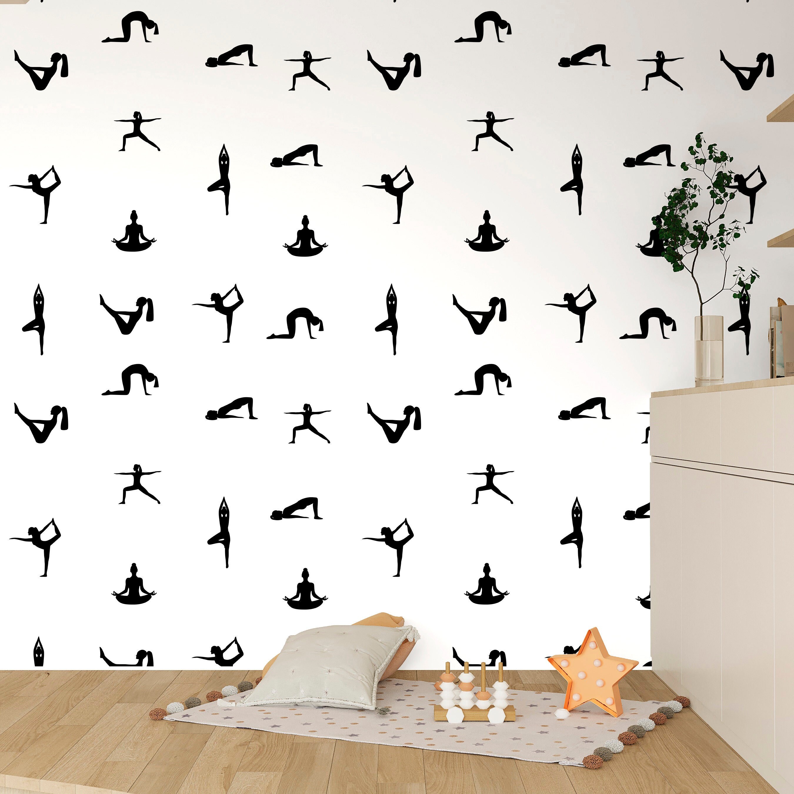 Yoga Wallpaper - Etsy Yoga Wallpaper - Etsy