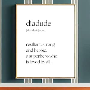 Diadude Digital Wall Art Type 1 Diabetes Type 2 Diabetes Diabetic Insulin Pump Omnipod Blood Sugar Hero Superhero