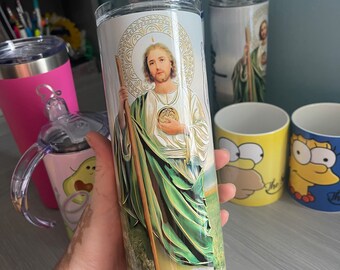 Vaso San Judas Tadeo/ Vaso sublimado San Juditas Tadeo/