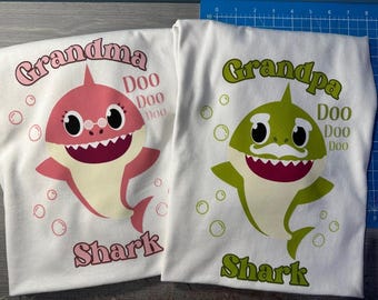 Shark custom shirts/birthday shirts/ Shark shirts/