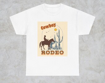 Cowboy T-shirt | Rodeo T-shirt | Retro tee | Cowboy tee | Graphic tee | Aesthetic tee