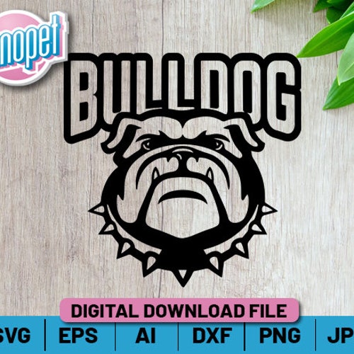 GA Bulldogs Lips SVG - Etsy