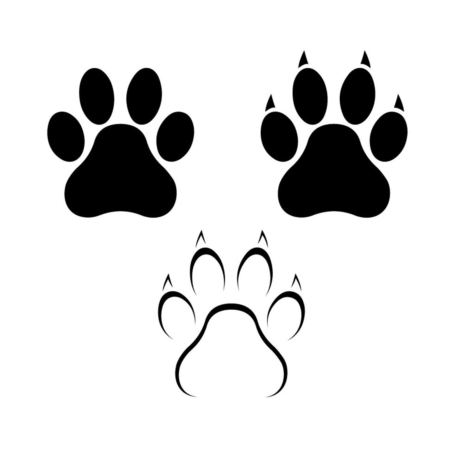 Dog Paw Svg Paws Print Svg Paw Prints Svg Dog With Paws Etsy Canada